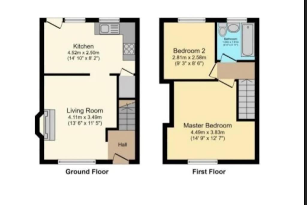 Bristol House Free Parking & Airport & M1 & Contractor Holiday home *